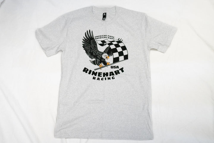 Men's Gray Eagle T-Shirt American Pipes Tee