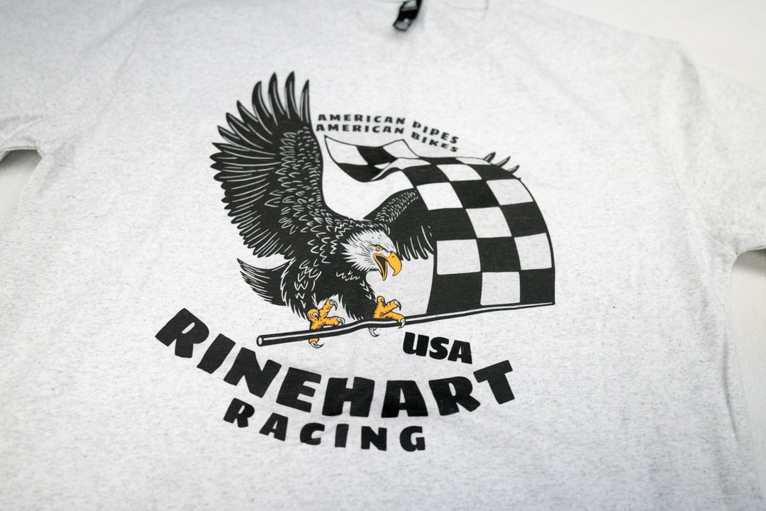 Men's Gray Eagle T-Shirt American Pipes Tee