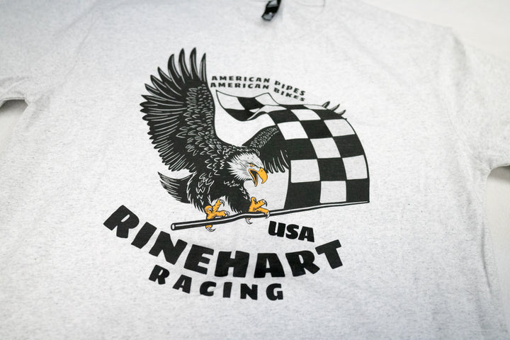 Men's Gray Eagle T-Shirt American Pipes Tee